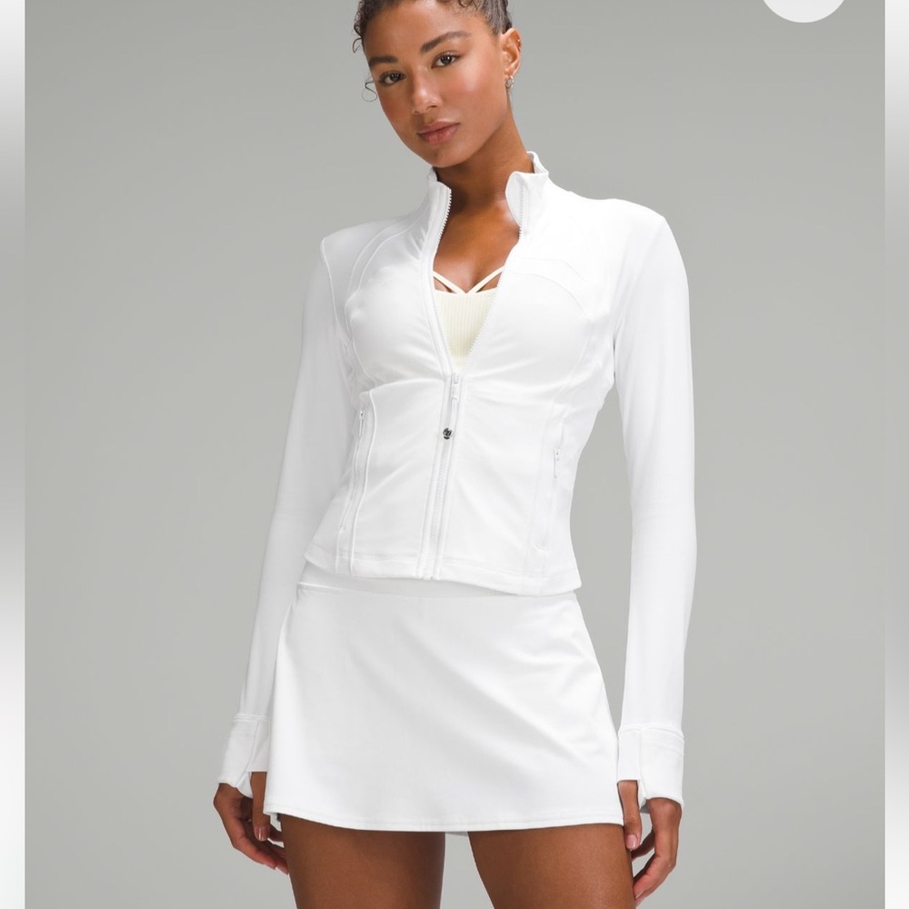 Define Crop Jacket - White